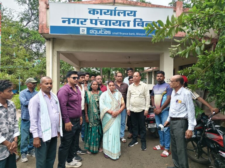 बिल्हा में पानी की किल्लत को लेकर फूटा जनआक्रोश
